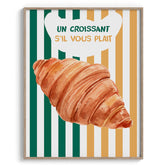 Un Croissant S Il Vous Plait Wall Art Painting